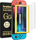 2-Pack Screen Protector Matte Tempered Glass for Nintendo Switch 6.2 inch, Matte Anti Glare Screen Protector with [Alignment Frame] Anti-Scratch Full Coverage Guard for Nintendo Switch 6.2''