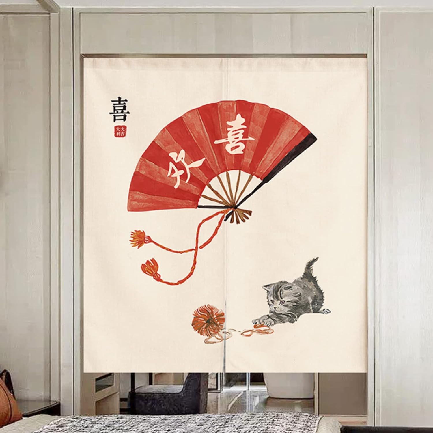 のれん おしゃれ 目隠し 80*150cm 間仕切り 無地 和風暖簾 遮光 玄関 廊下 リビング キッチン 飲食店 出入り口 カラー