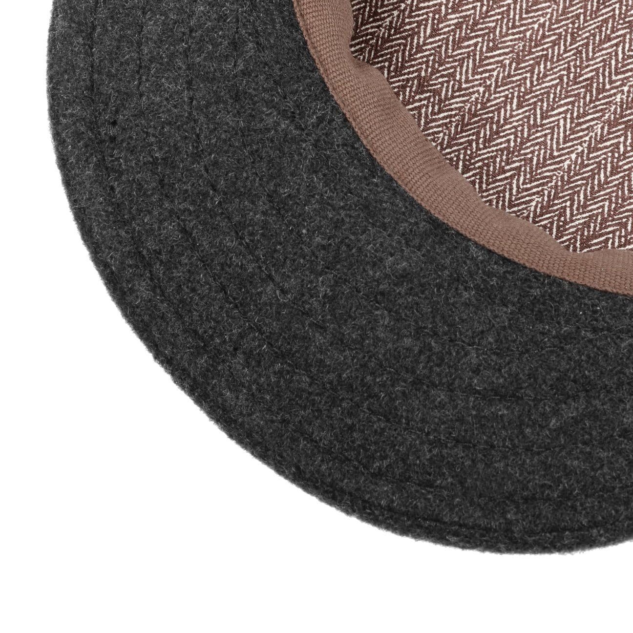 Stetson Reid 6 Panel Flatcap Herren Schirmmütze Herbst Winter Wolle Kaschmir