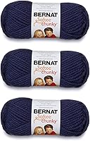 Vista 32 de Ovillo sólido Bernat Softee Chunky, Acrílico, Rojo Berry, Paquete de 1