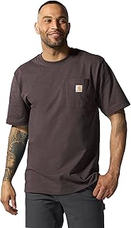 Carhartt Mens Loose Fit Heavyweight Short-Sleeve Pocket T-Shirt (Also Available in Big & Tall)