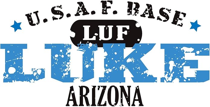 CafePress Luke Air Force Base Oval Sticker Oval Bumper Sticker Car Decal