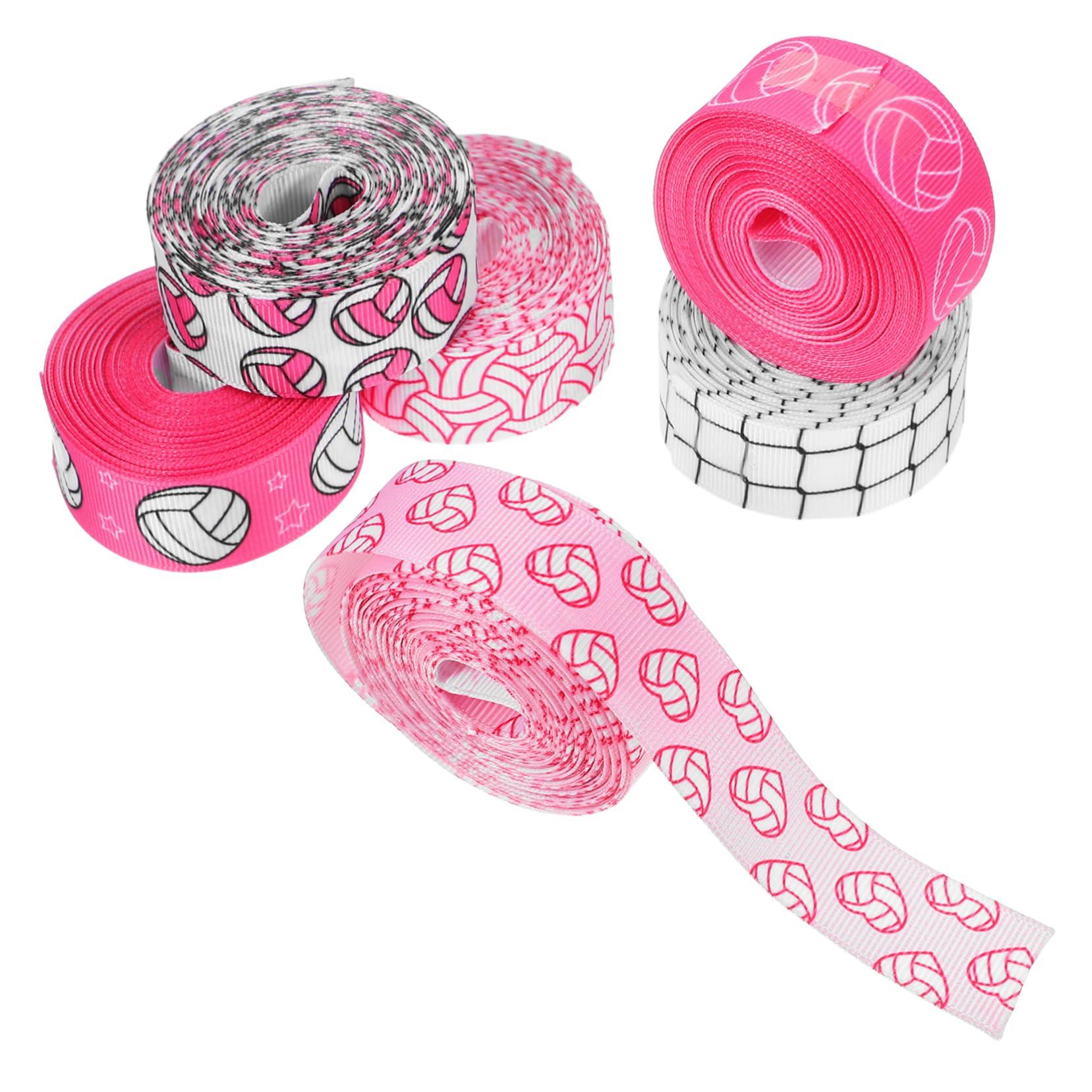 Rubans de volley-ball Anneome lot de 6 élastiques pour nœuds et coiffure sportive DIY