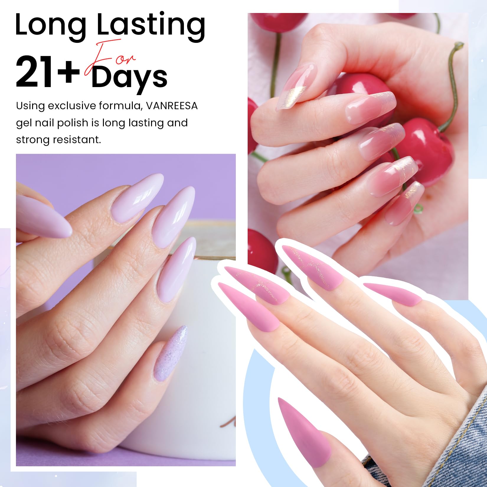VANREESA Gel Nail Polish Set - Image 4