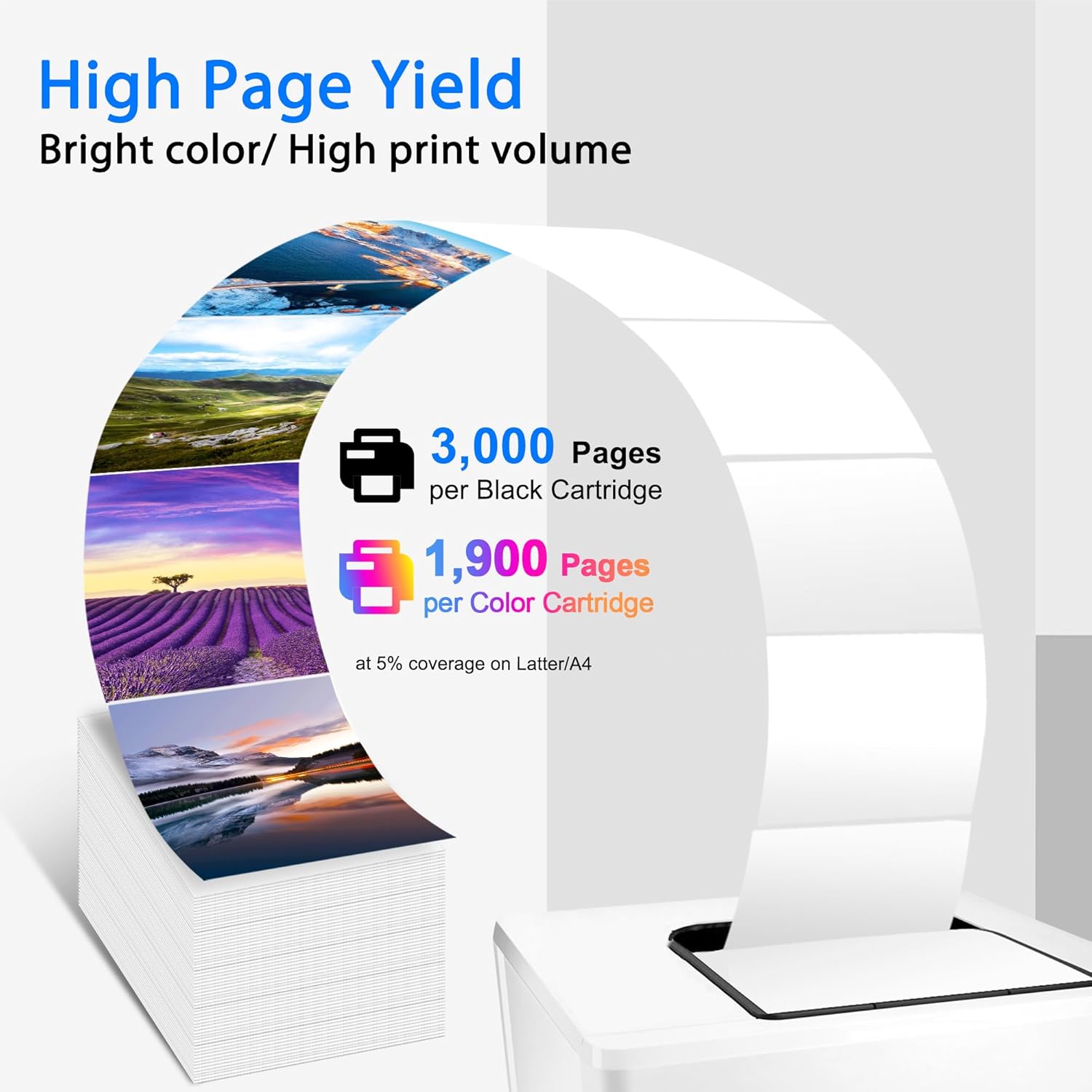 5-Pack TN221 TN 221 Toner Cartridges Color Set Replacement for Brother MFC-9130CW MFC-9340cdw MFC-9330CDW HL-3140CW Printer (2Black, 1Cyan,1Magenta,1Yellow)