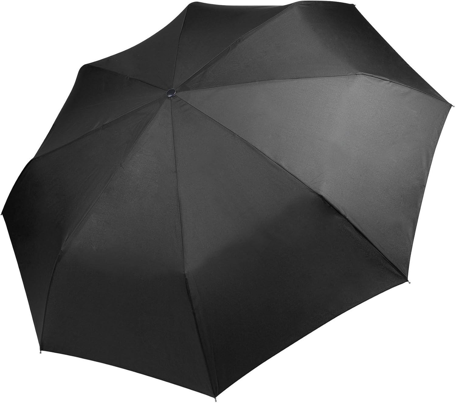 Kimood Foldable Compact Mini Umbrella (One Size) (Black)