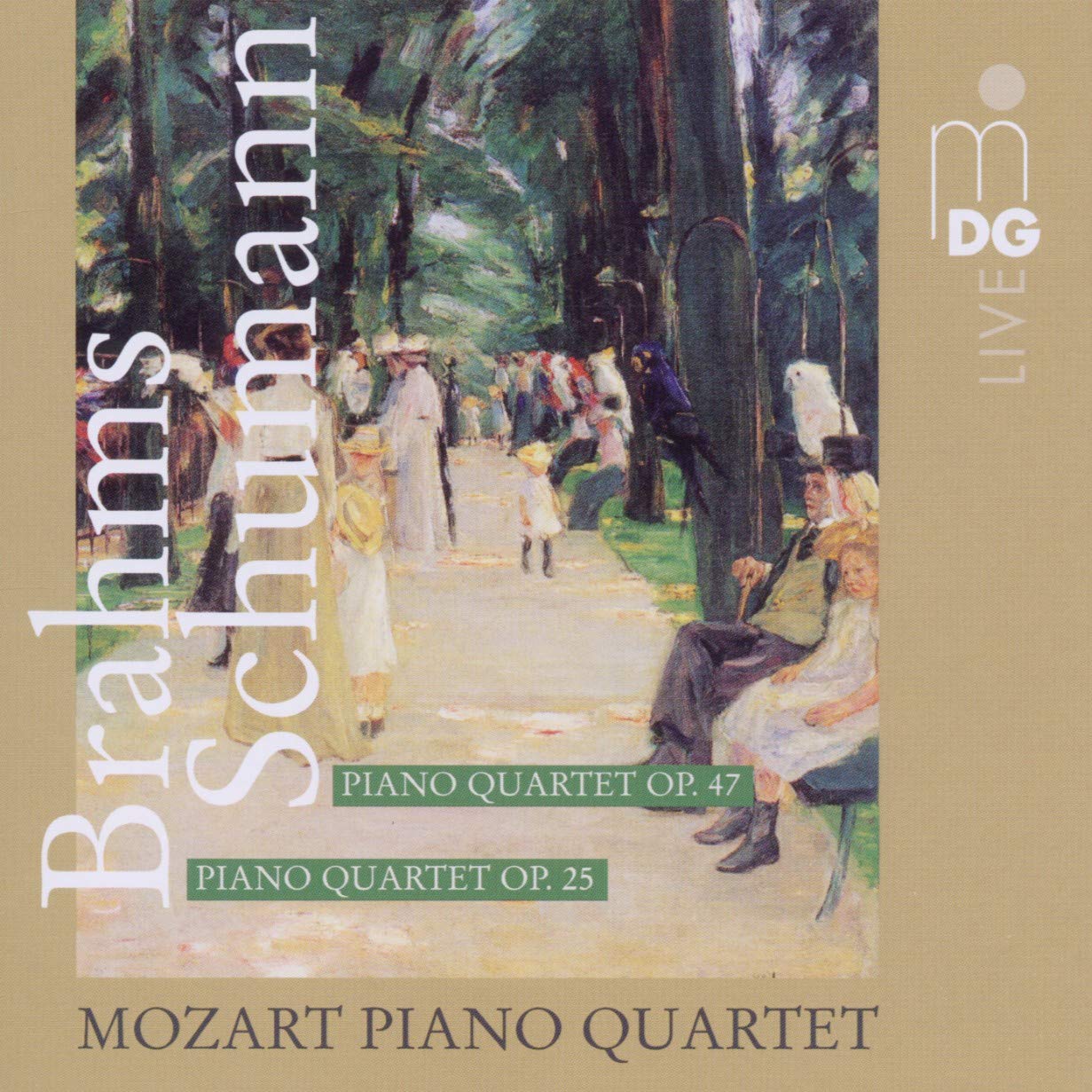 Klavierquartette Mozart Piano Quartet, Brahms,Johannes, Schumann