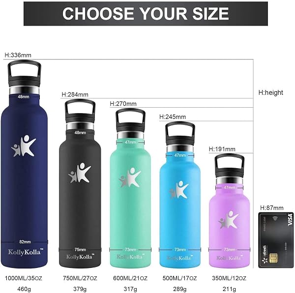 KollyKolla 水筒 350ml 真空断熱 保温 保冷 2WAY スポーツボトル 直飲み ストロー付き ステンレスボトル スポーツ飲料対応 広口 男の子 女の子 おしゃれ 子供 小学校 体育祭 - 5