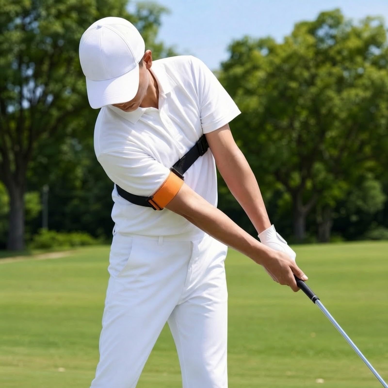 Fascia per Lo Swing con Attacco per Braccio Imbottito Facile da Usare Durevole
