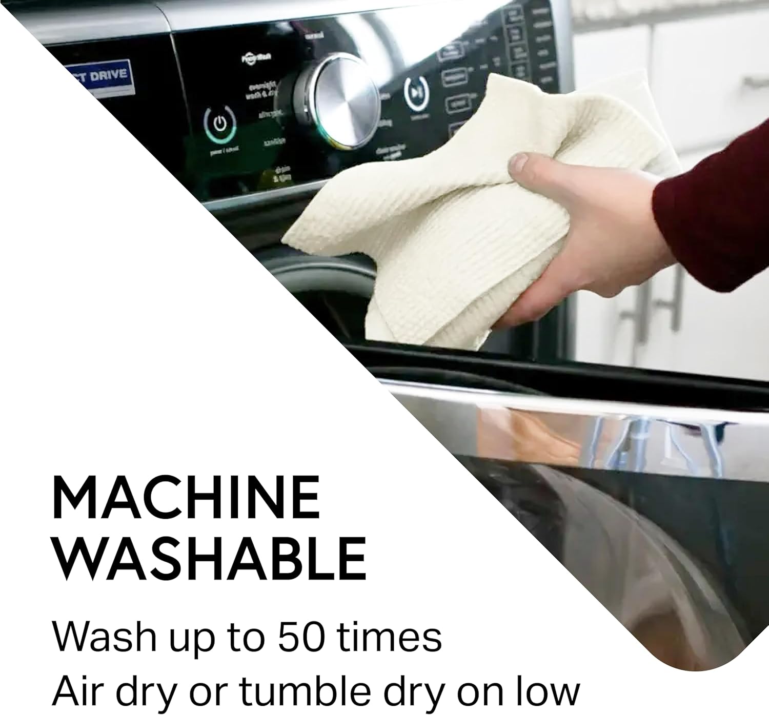 Swedish Wholesale Dishcloths Reusable 8" x 7" Sponge Cloths, Bulk 10 Pack of High Absorbent Cellulose Dish & Kitchen Cleaning Hand Towels, Wring to Dry & Machine Wash, Odor Resistant, Assorted Colors - Image 5