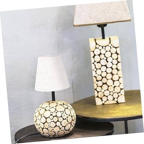 Miniatura 2 de STOBOK 2 piezas de tela gris pantallas de lámpara de repuesto pantallas decorativas para el hogar dic