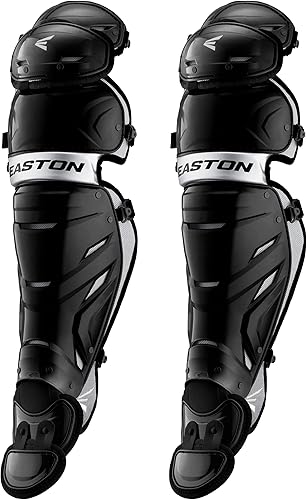 Vista 5 de Easton Protectores de piernas Pro X Intermediate Catcher Rey/Plateado