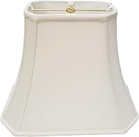 Vista 27 de Royal Designs Pantalla de Lámpara Rectangular con Esquinas Cortadas - Cáscara de Huevo - (7 x 10) x (12.25 x 18) x 13.25