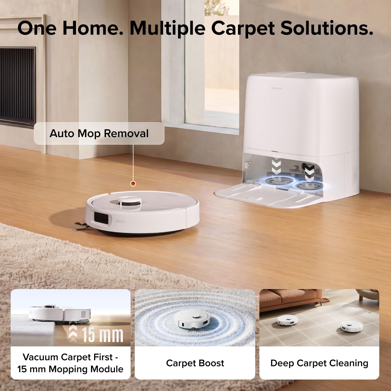 roborock 2026 New Qrevo 2 Pro Set Robot Vacuum and Mop, 25,000Pa Suction view 5