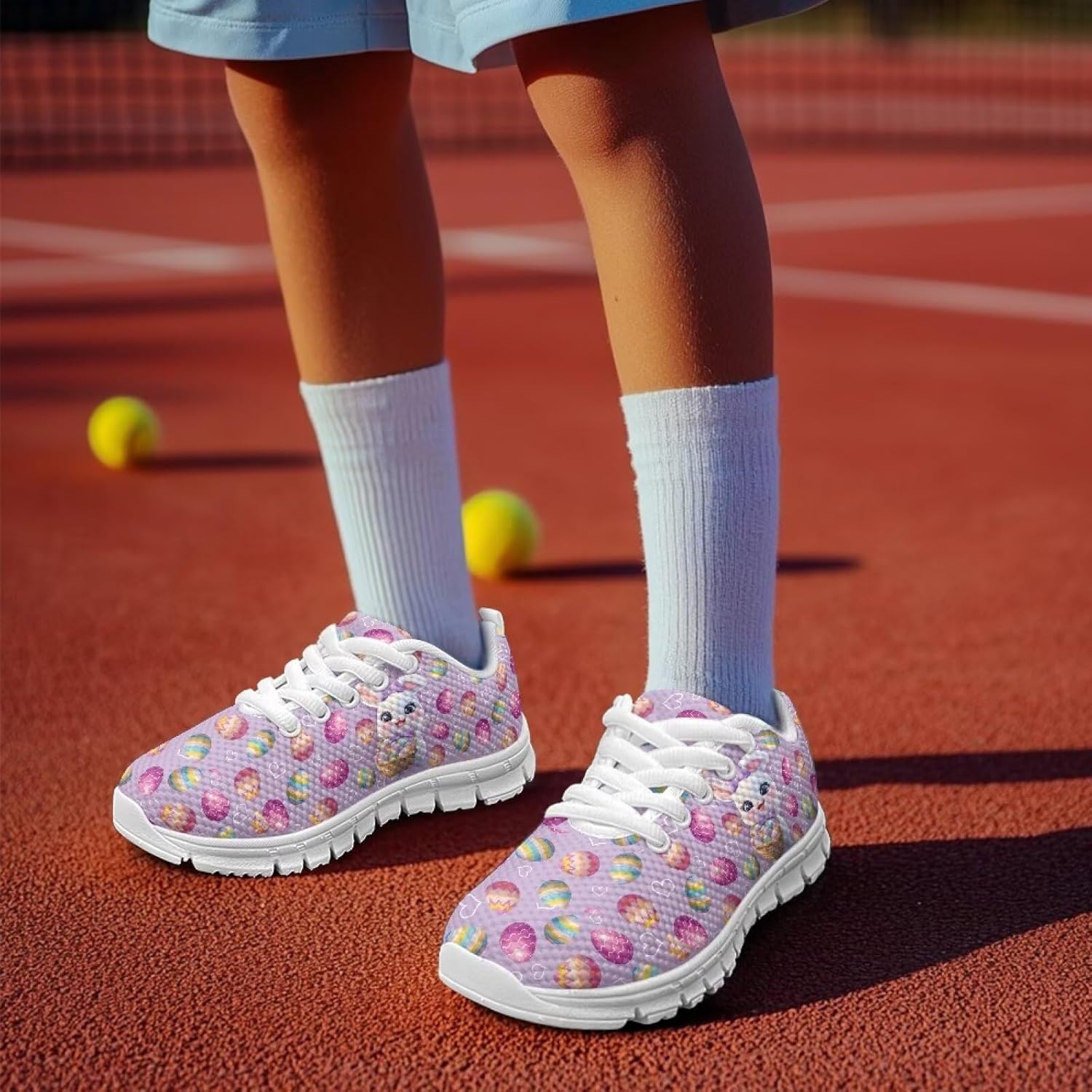 Cute Axolotl Girls Running Shoes Trendy Sneakers for Kids Athletic Shoes