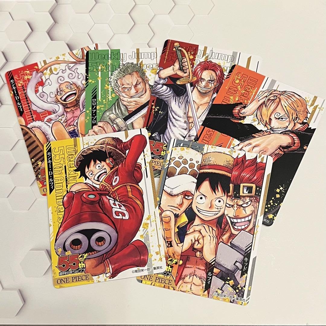 ジャンプ 55周年 記念コレクションカード ONEPIECE シャンクス