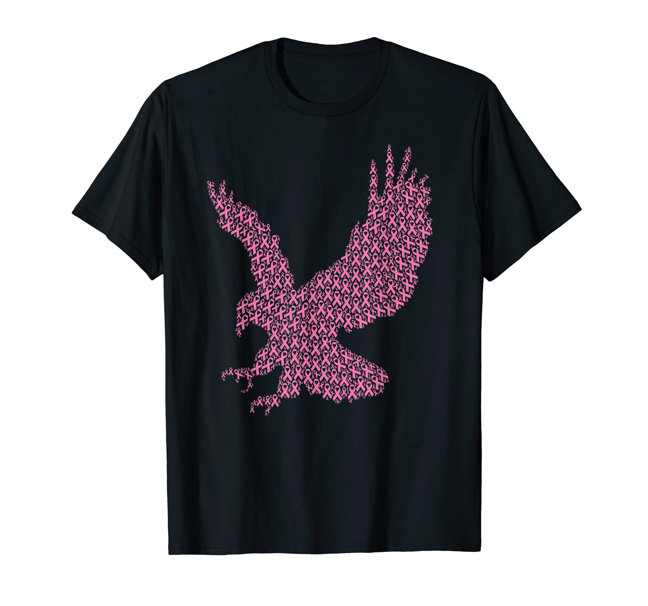 Breast Cancer Awareness Pink Ribbon & Survivor - Eagle T-Shirt