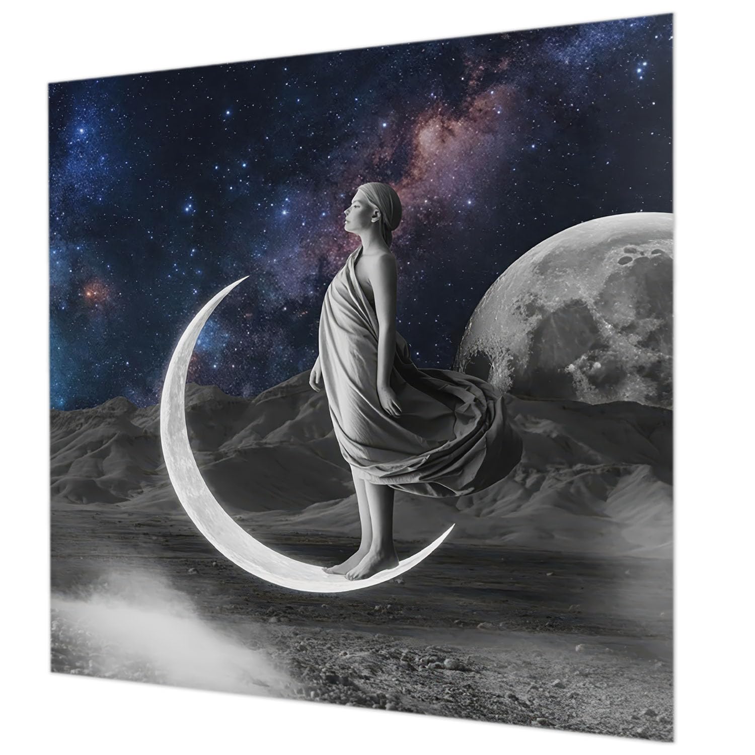 Papier peint intissé 250x250 cm pour chambre motif rêves nocturnes