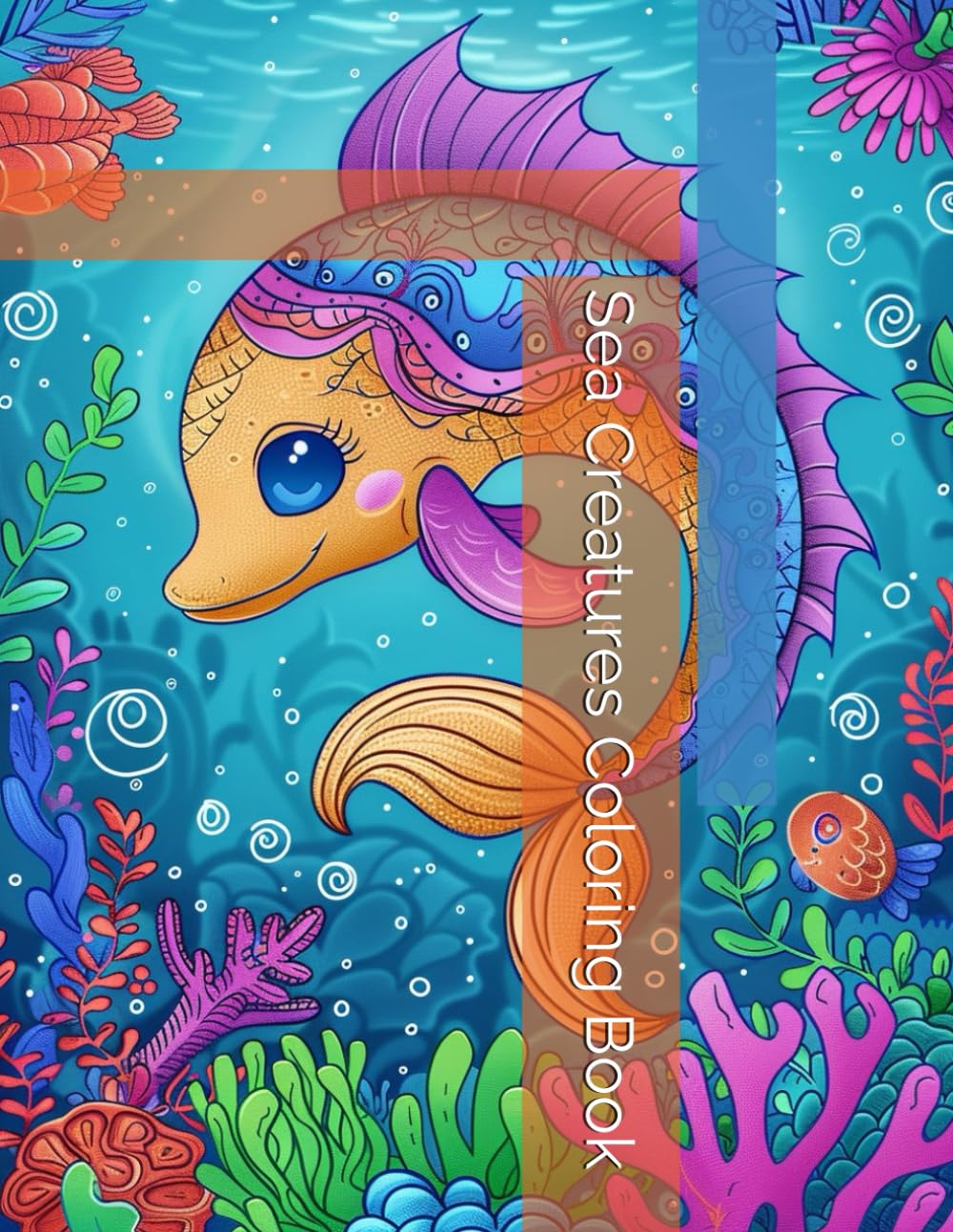 Sea Creatures Coloring Book