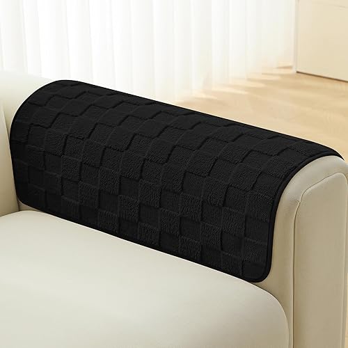 Miniatura 15 de Foxdecor Fundas de sofá para sofá de 3 cojines, aptas para mascotas, divertidas y mullidas fundas para sofá para mascotas, fundas antideslizantes