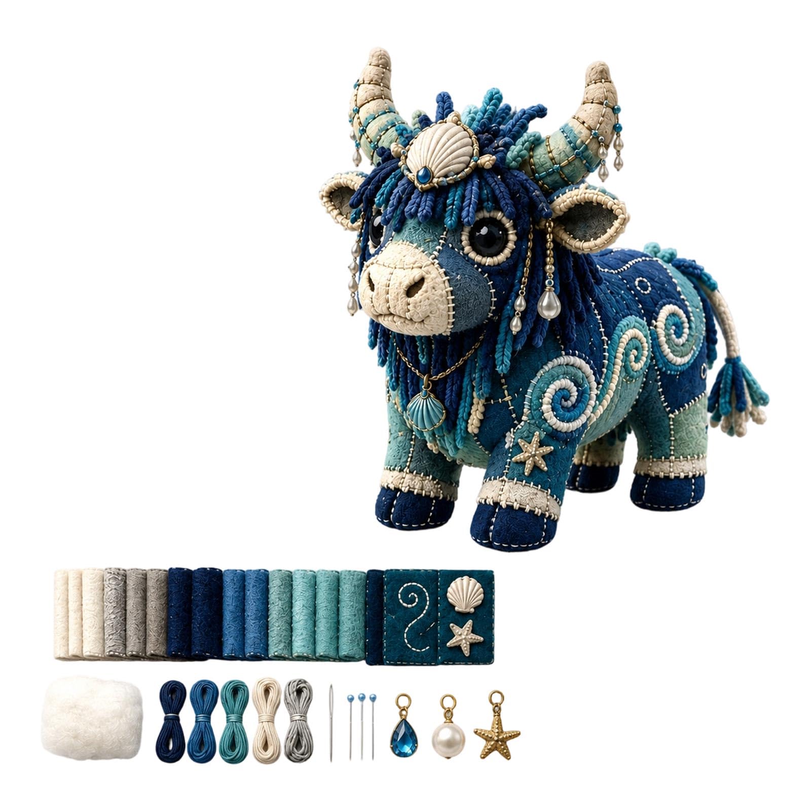 Cow DIY Patchwork Sewing Kit