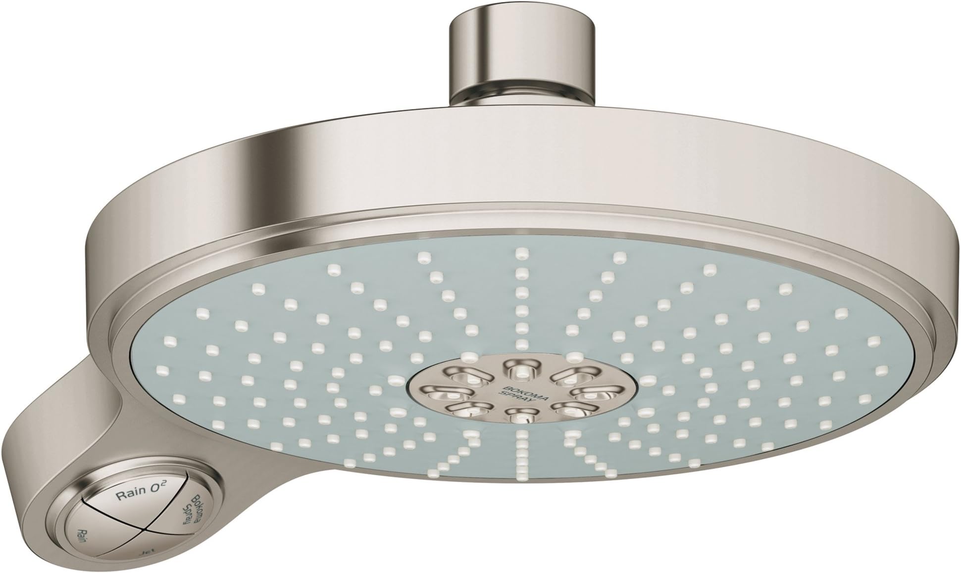 Grohe 27765EN0 Powerandsoul Cosmopolitan 190 Shower Head - 4 Sprays, Infinity Brushed Nickel
