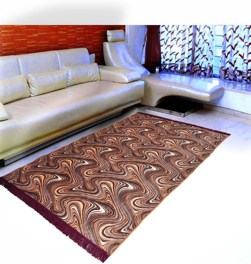 HOME ELITE Floral Design Washable Anti-Allergic Premium Carpet, RG-CRT-318, Multicolor