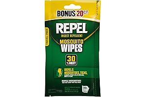 Repel Bug Wipes - Quick Defense Against Insects with 30% DEET