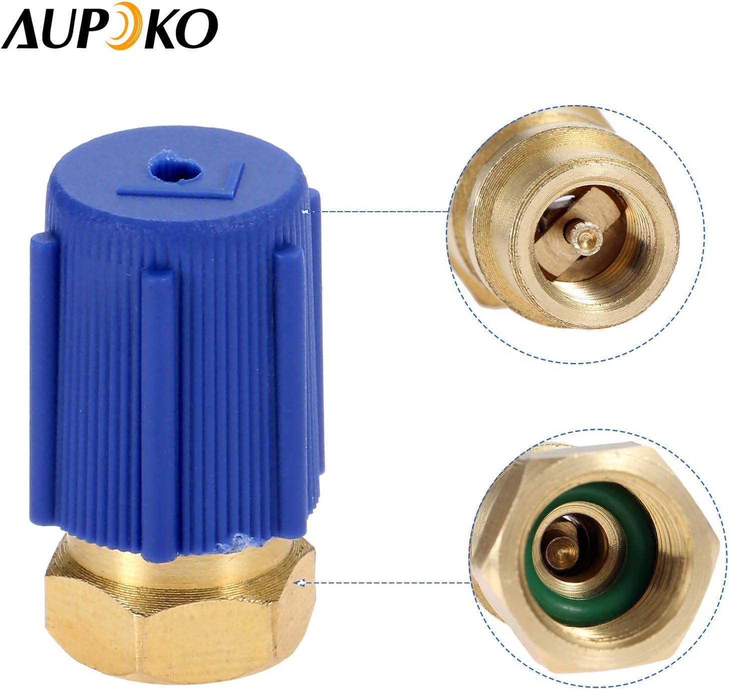 Buy Aupoko A/C Retrofit Valve Kit, Retrofit Valve with Dust Cap Convert