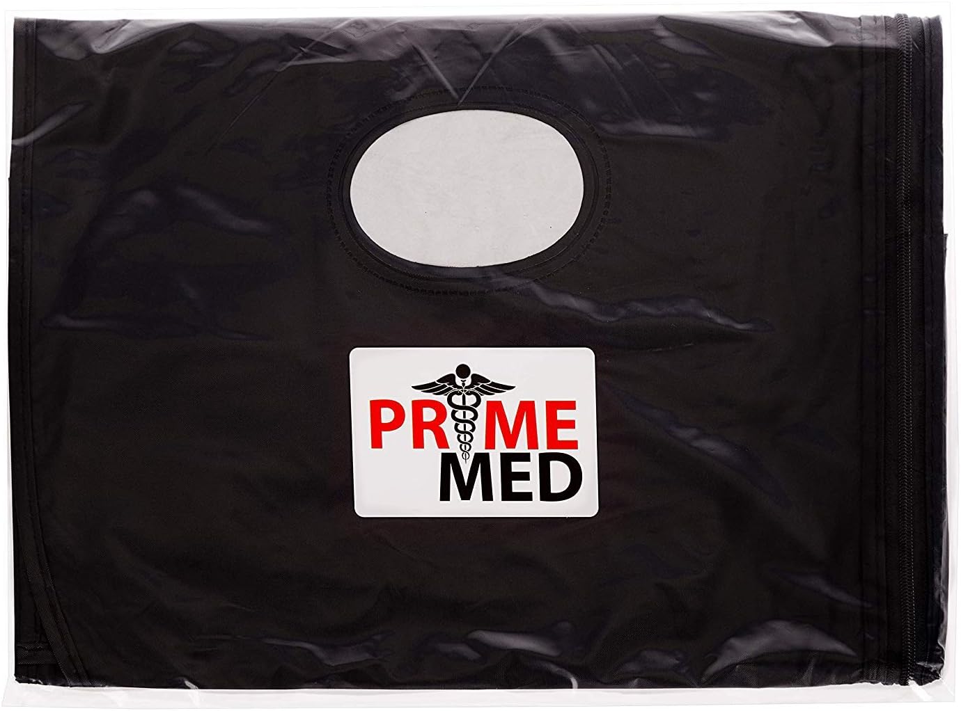 review PrimeMed Simple Black Garment Bag for Dress Clothing Storage - 42