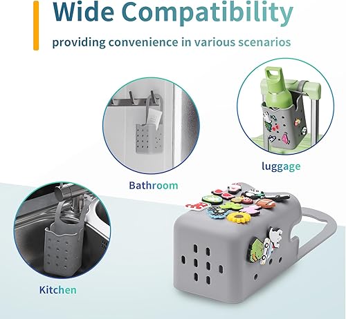 Miniatura 3 de Soporte de silicona para cochecito  Decorativo, almacenamiento versátil, soporte universal para tazas, se adapta a sillas de ruedas, carritos de