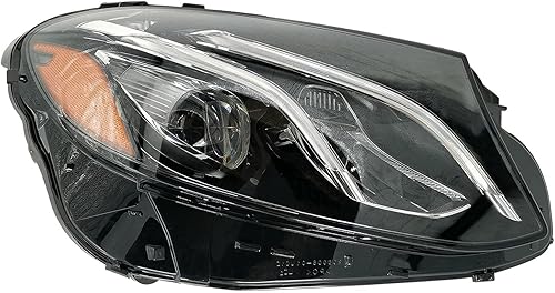 Miniatura 1 de Conjunto de faros delanteros compatible con Mercedes-Benz Clase E E300 E350 Sedan 2017-2020 estilo OE reemplazo A2139066901 MB2519110 A2139064303