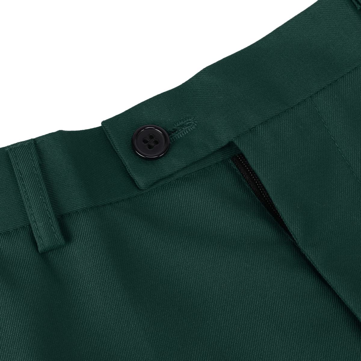Sliktaa Garçon Costumes 3 pièces Classiques Simple Bouton Revers Veste de Sport Gilet Pantalons Longs Mariage fête et Bal de Fin d'année pour garçons