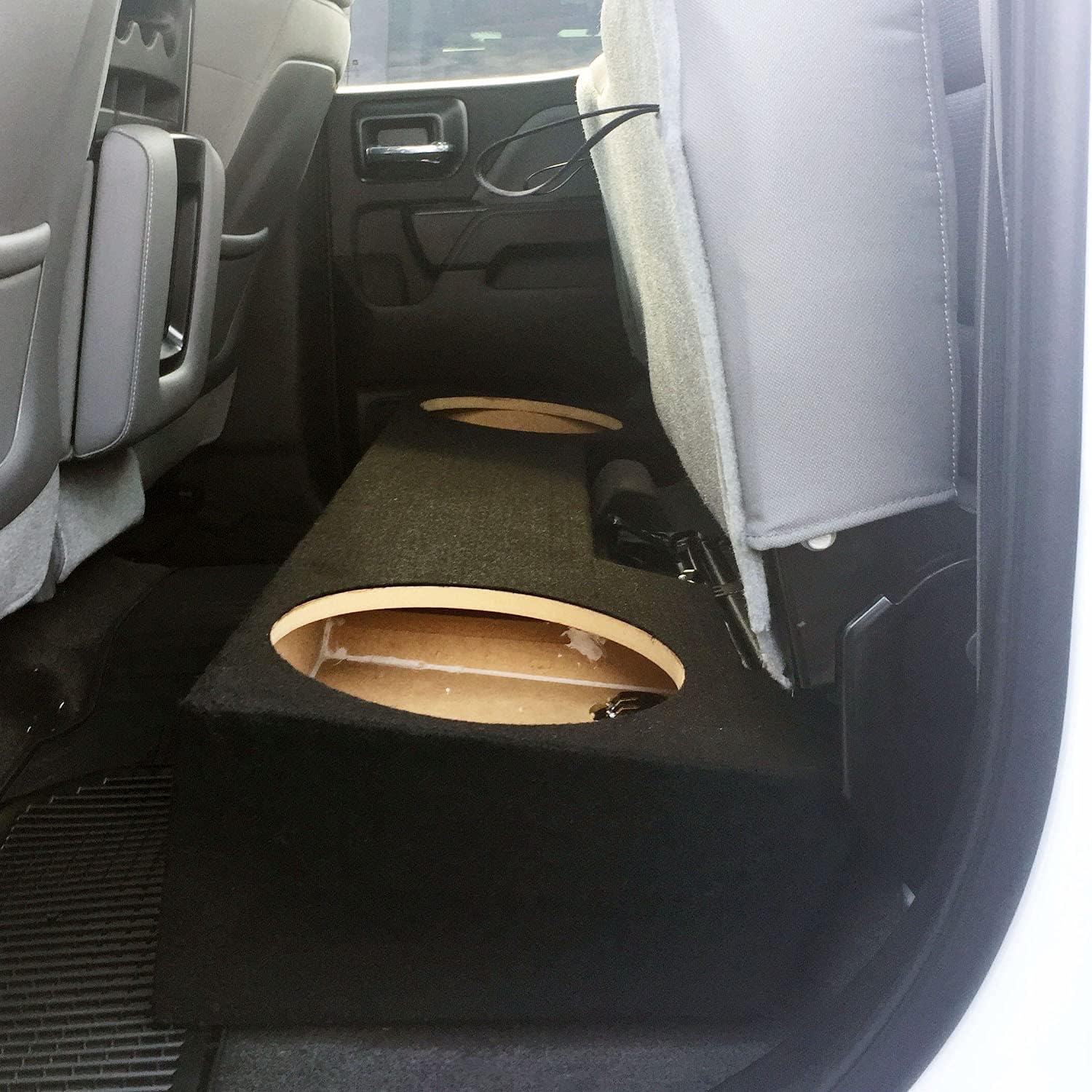 SoundBox Silverado/Sierra Double Cab (Extended) 2014-2018 Dual 12" Subwoofer Enclosure