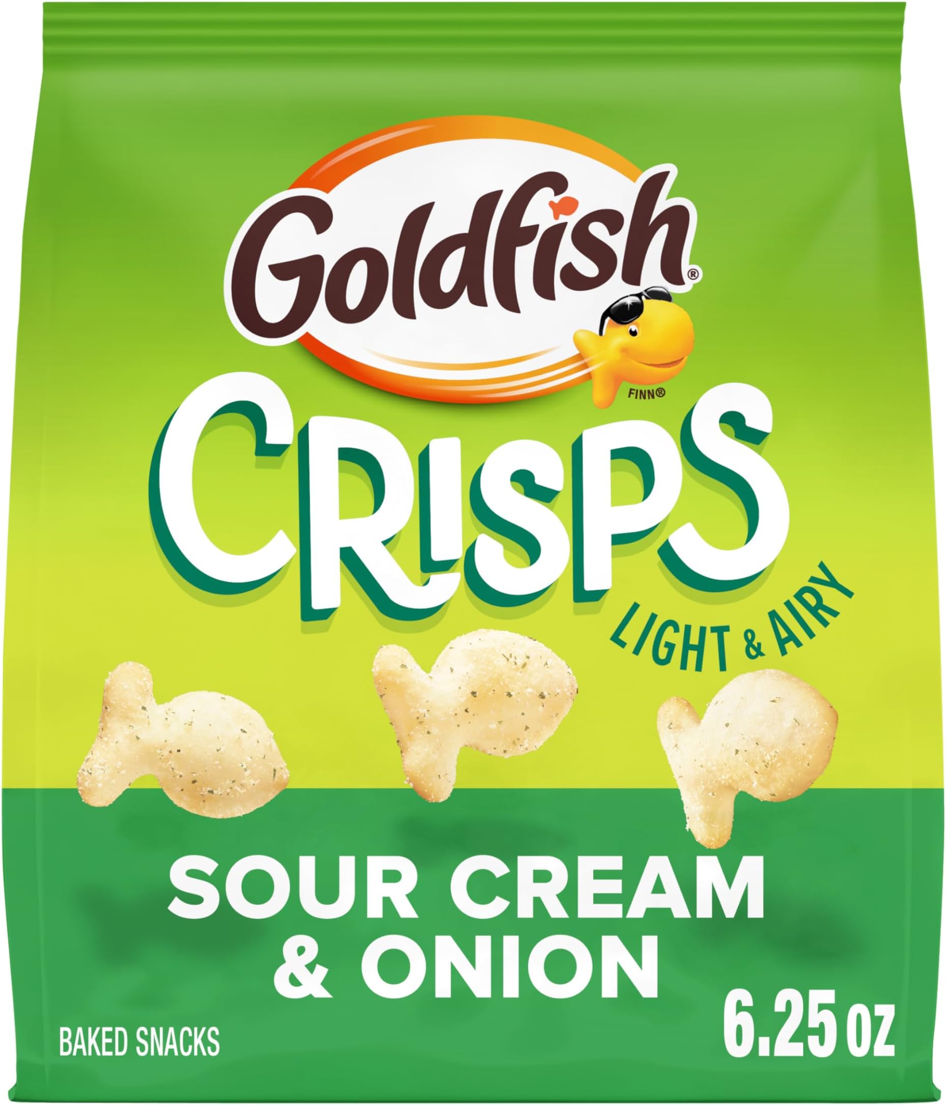 Goldfish Crisps Sour Cream & Onion Baked Chip Crackers