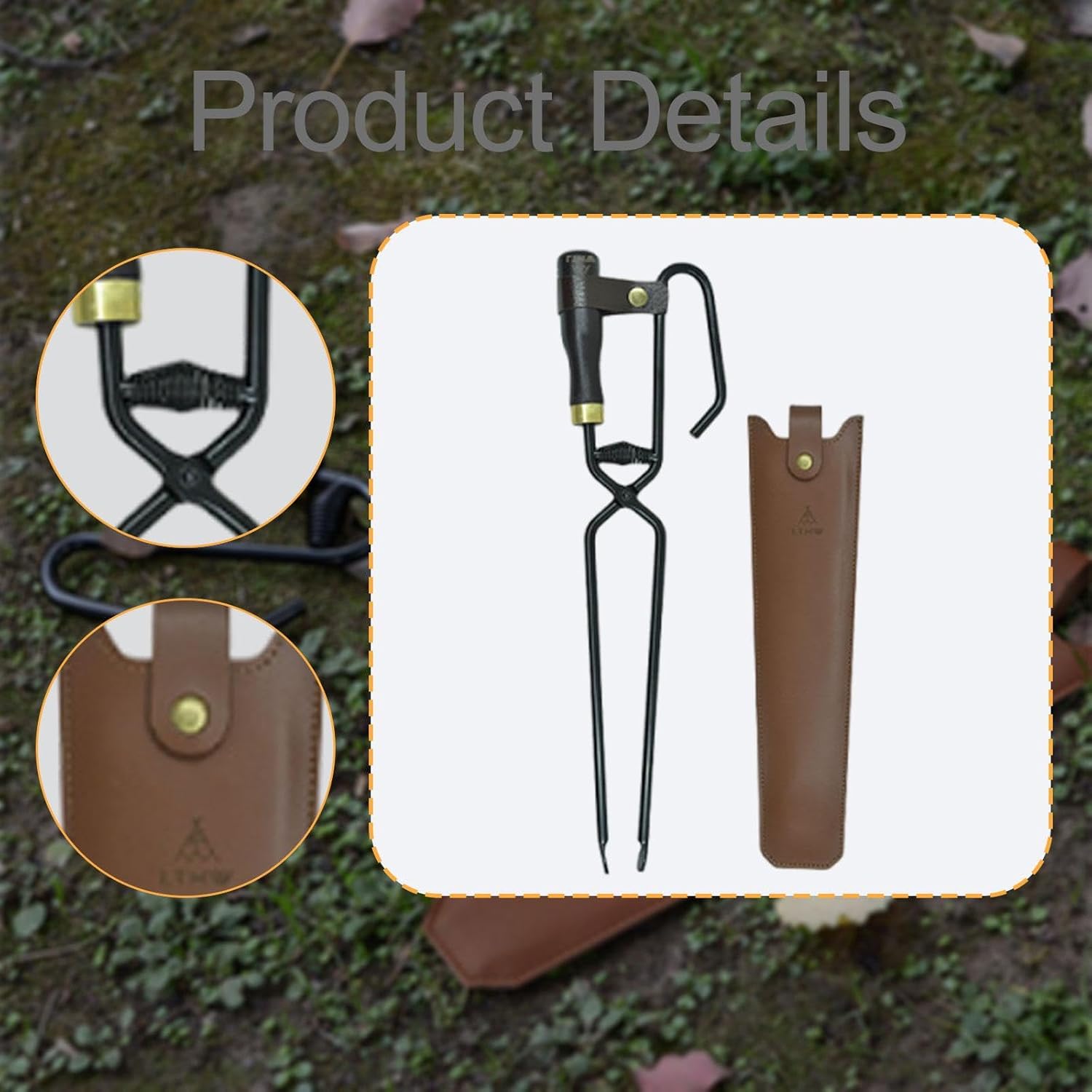 Firewood s Campfire Fireplace Lightweight Fire Pits Tools for Outside Clamp Fire for Grill Barbecue Outdoor