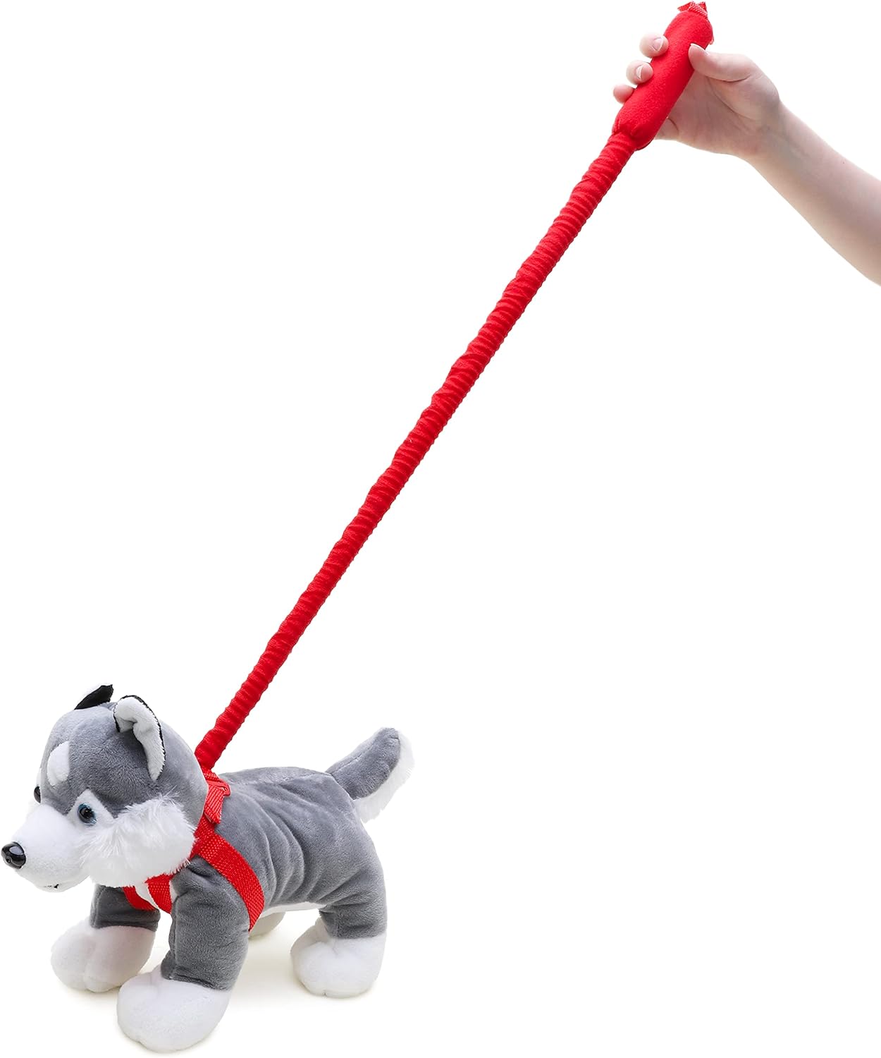 Toyland® 25cm Dog On Lead Children’s Soft Plush Toy 4 Dogs To Collect