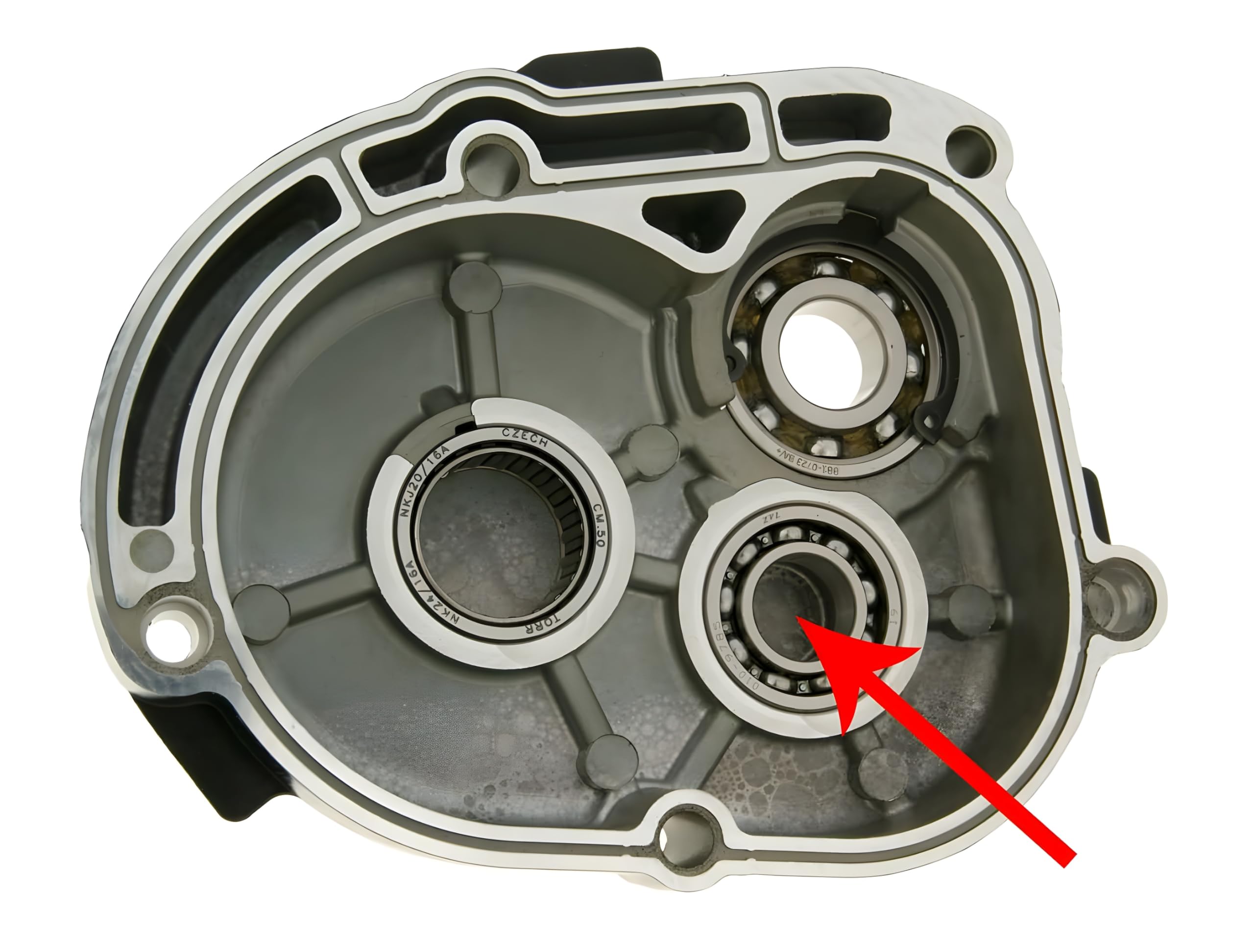 Coperchio ingranaggi POLINI Gear Box per Piaggio 16 mm