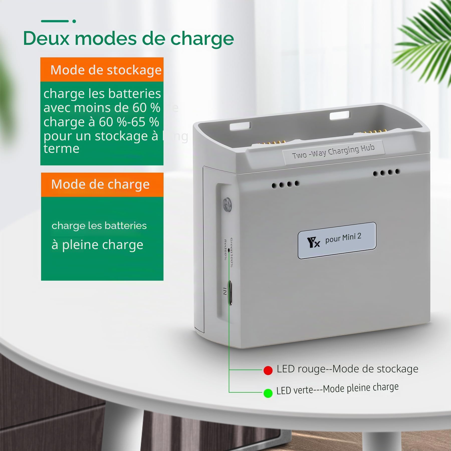 Chargeur de batterie parallèle multifonction 36 W avec charge de stockage pour DJI Mini 4K/2/2 SE, mini drone SE, hub de charge bidirectionnel, accessoires de batteries doubles