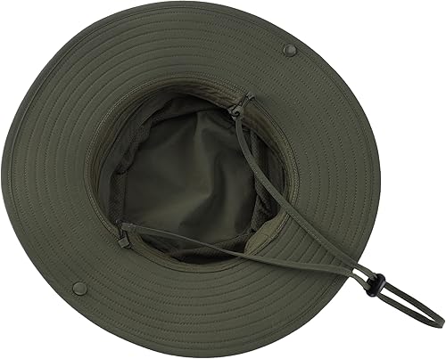 Miniatura 7 de Connectyle Sombrero de sol para hombres y mujeres al aire libre con protección UV Safari sombrero para pesca, senderismo, jardinería, sombrero de