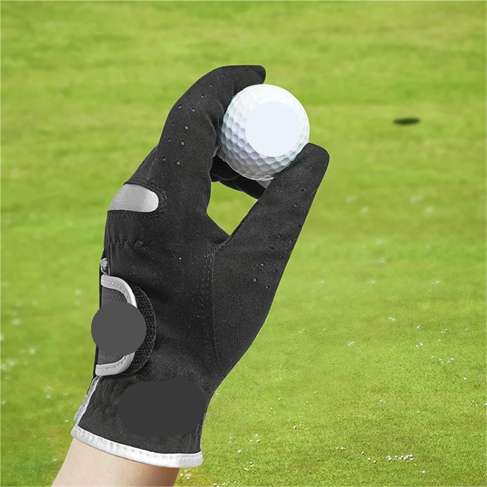 2PCS Golf Handschuhe können auf der linken und rechten Hand getragen Werden. Stoff weiche, atmungsaktive, Fahren, Radfahren, Outdoor