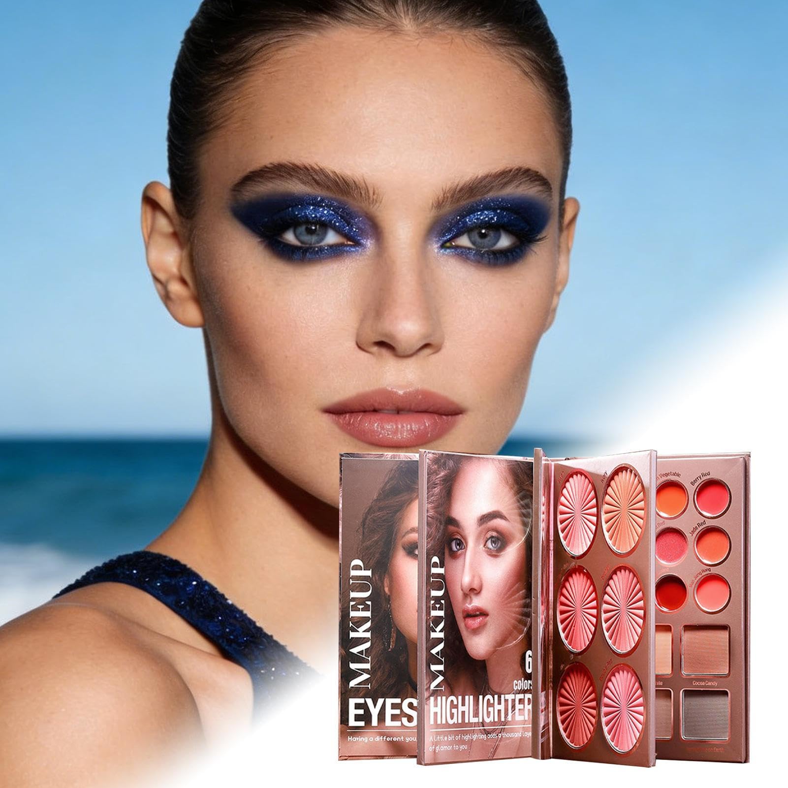 Palette di Ombretti Durevole con Alta Pigmentazione e Lunga Durata | Palette Trucco Compatta Pratica da Viaggio Per Donne, Ragazze, Principianti Adulti, Casa, Quotidiano, Pendolarismo E