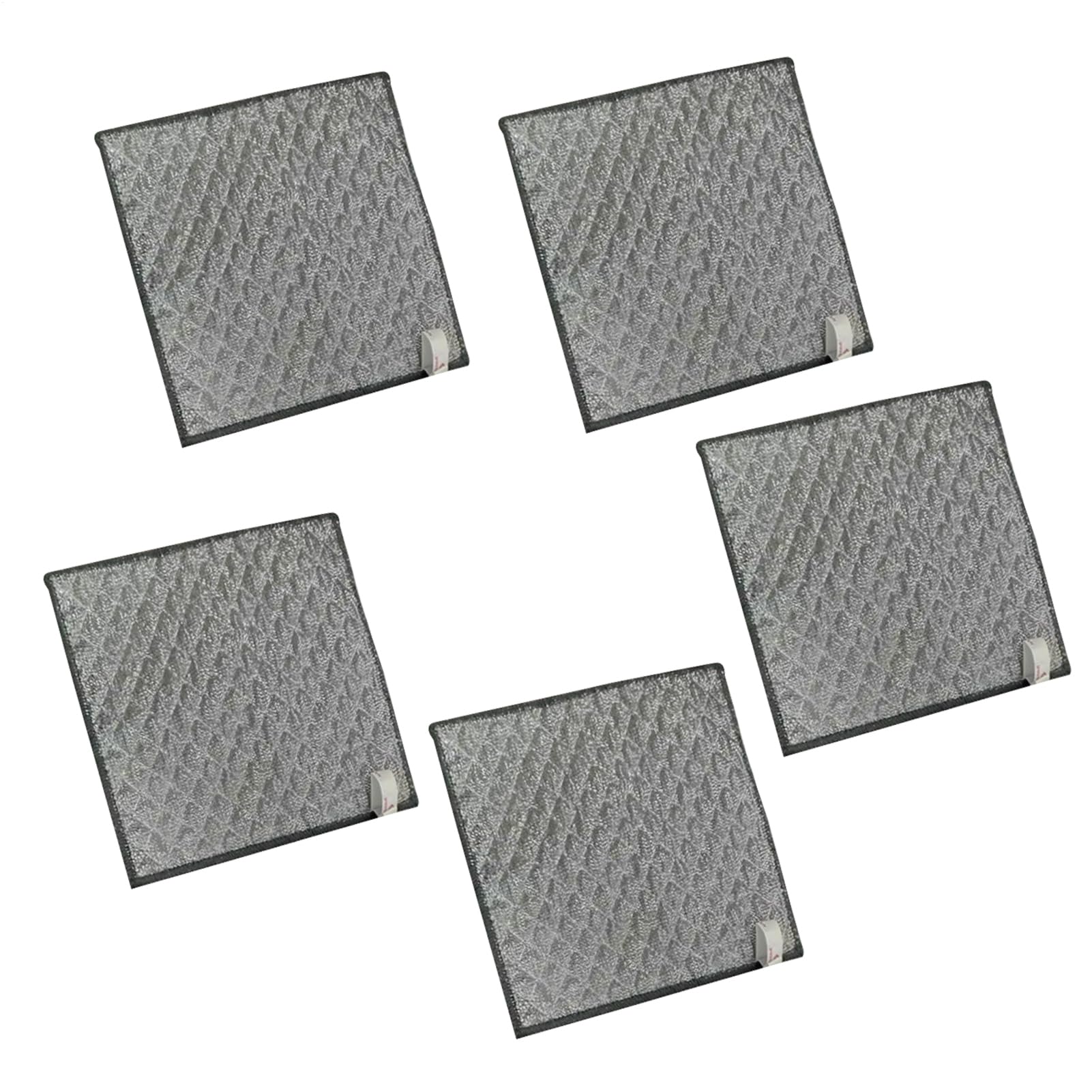 Dishwashing Cloths - Microfiber Cleaning Clothes | Kitchen Rags For Dishes | Non Scratch Pot Wet And Dry | 5 Pieces Multi Functional Kitchen Cookware Cleaner Cloth Sink Pots Pan Stoves Utensils