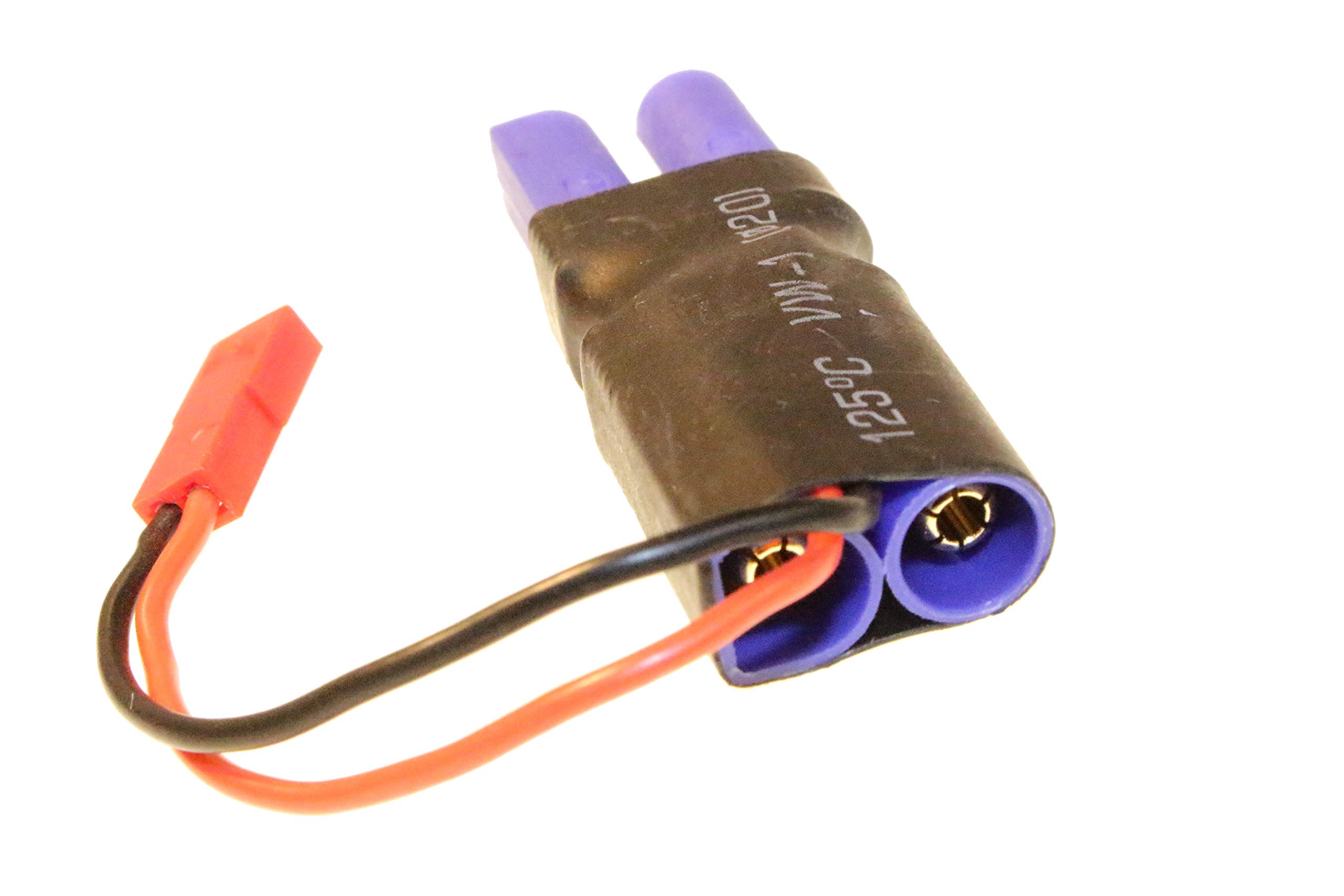 LINSYRC 2-Pack Adaptateur 1-Femelle Vers 2-Mâles Connecteurs De Batterie Série EC5 Avec Câble 10cm 12AWG Pour Losi/E-Flite
