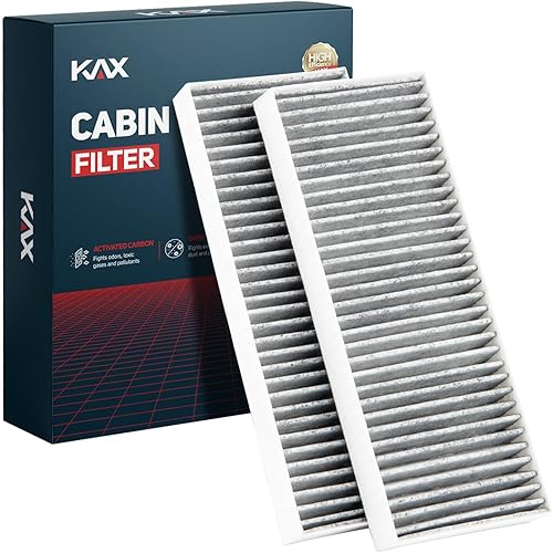 KAX Filtro de aire de cabina, CF10553 de repuesto para Frontier 2015-2019, Pathfinder 2005-2012, Xterra 2005-2015, con filtro de aire para
