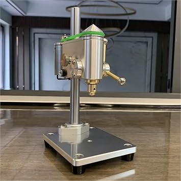 Mini Bench Drill Press, Precision Watch Drill Press, Small Benchtop Drill Press, Watchmaker Precision Bench Drill, Variable Speed, Clamping Range 0.3-4mm, for DIY, Watch Repair(Upgrade)