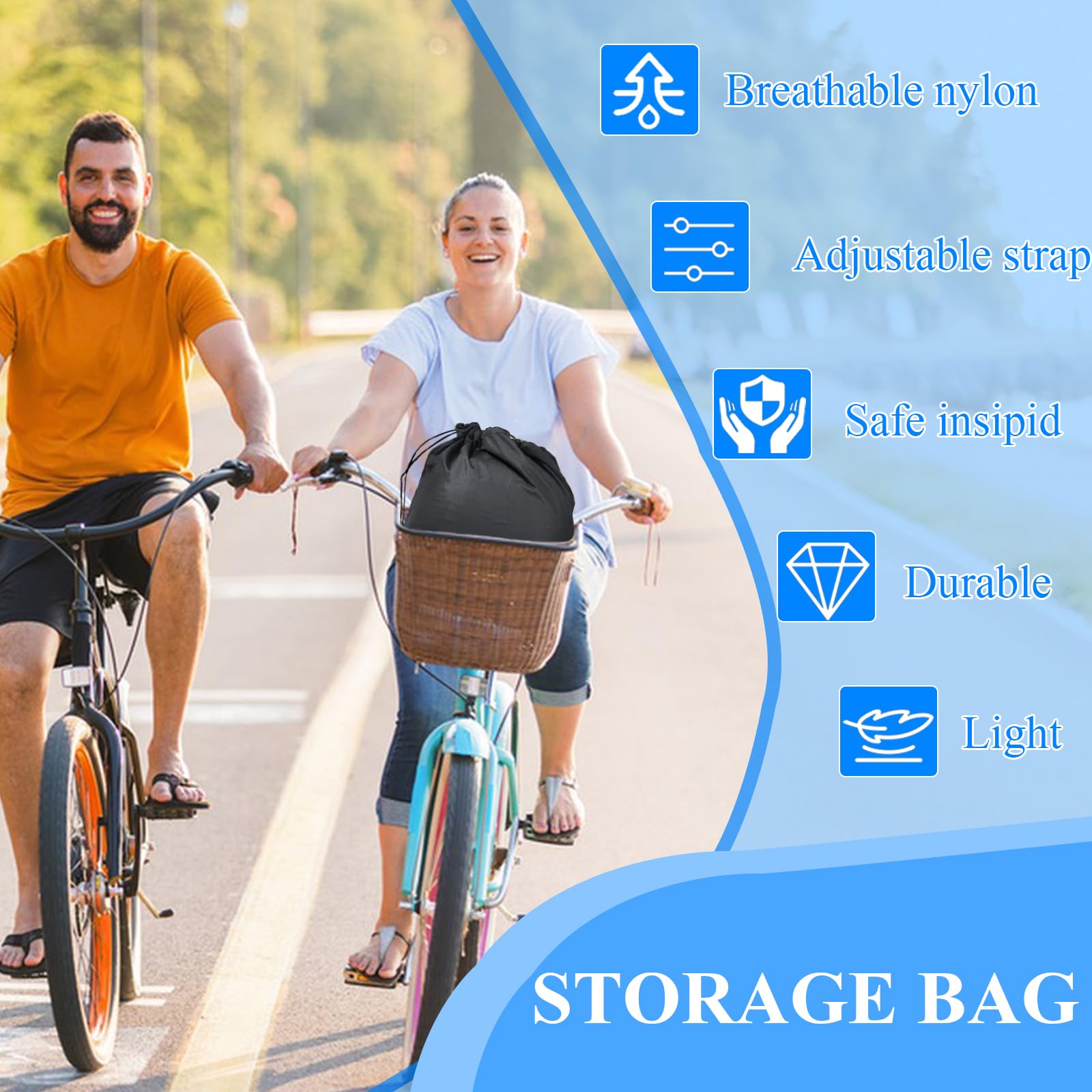 Bolsa para Casco Moto con Correa, Portátil, Mochila Almacenamiento Motocicleta