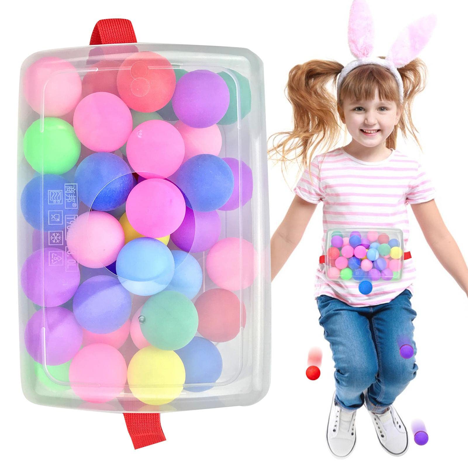 smashing Gioco della Palla oscillante | Giochi da Giardino per Bambini e Adulti | Giochi all'aperto al Coperto per Adulti e Famiglia, Divertenti Giochi all'aperto con 30 Palline - Set di Giochi