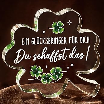 Du Schaffst Das Geschenk   Gl cksbringer Acryl Deko