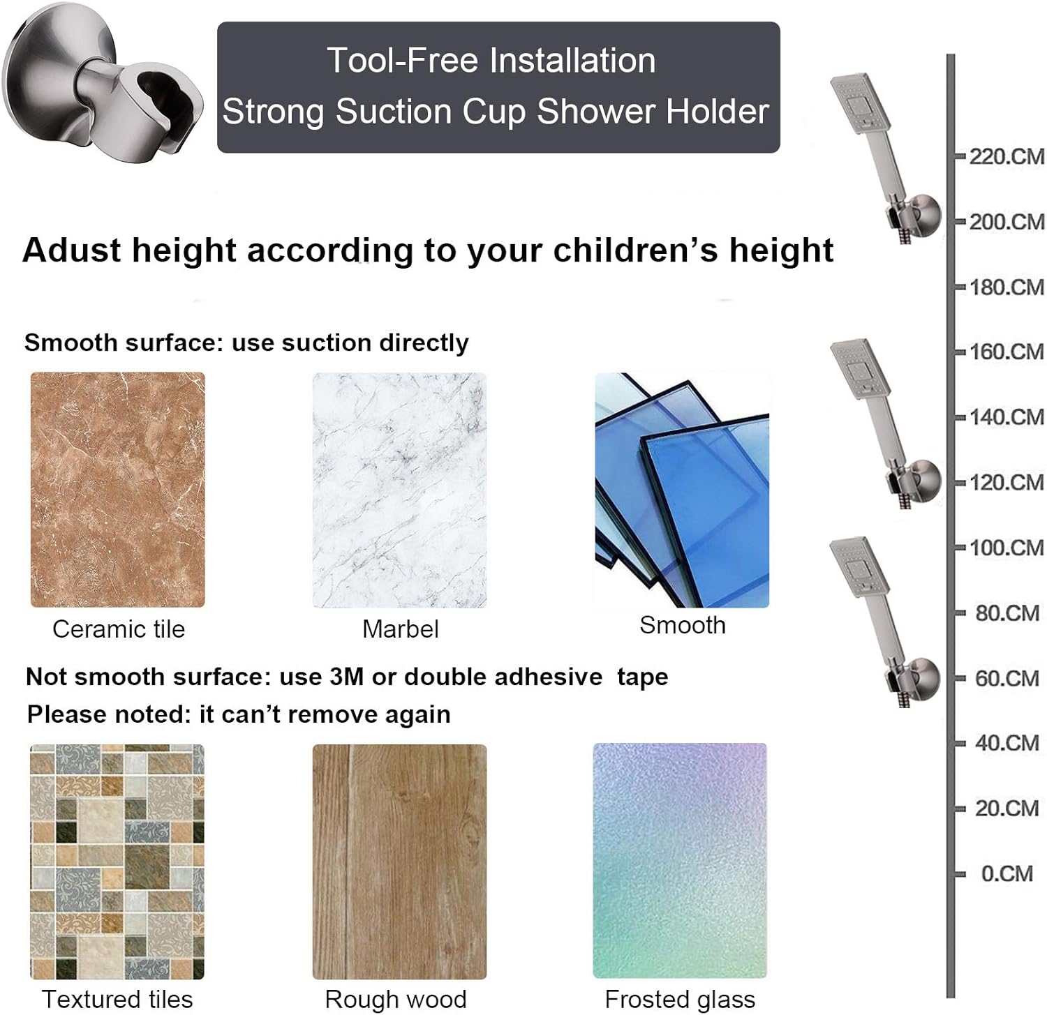 Flаѕh Dеаlѕ - 70% оƒƒ BRIGHT SHOWERS Rain Shower Head with Handheld Spray 5 ft. Shower Hose Combo Includes Wall Mount Suction Bracket, 3-Way Water Diverter Mount (8 Inch Square, Brushed Nickel)